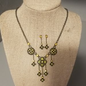 Necklace  with matching earrings